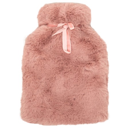 Chalk Teddy Hot Water Bottle - Pink