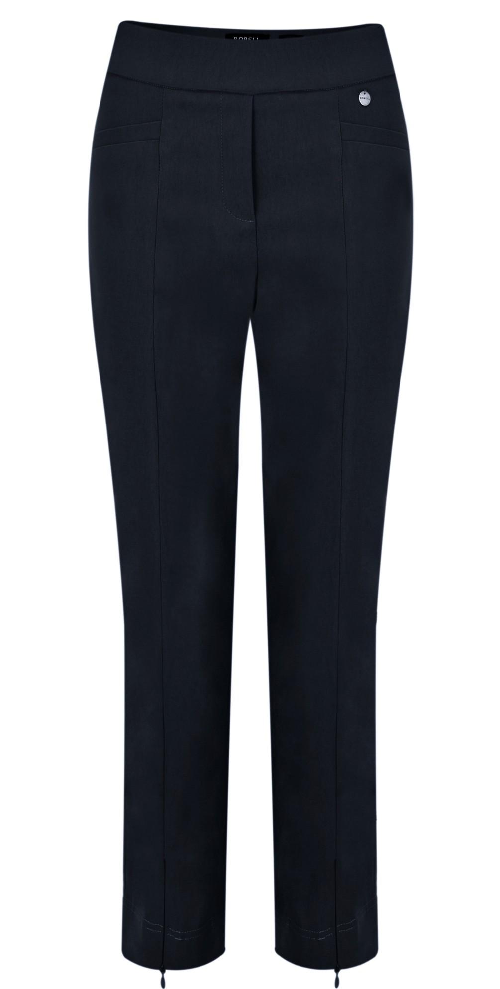 Robell Marie Fleece Lined Trousers Navy 51412-54025-69 -31