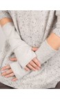 Chalk Silver Angela Fingerless Glove / Wrist Warmer   