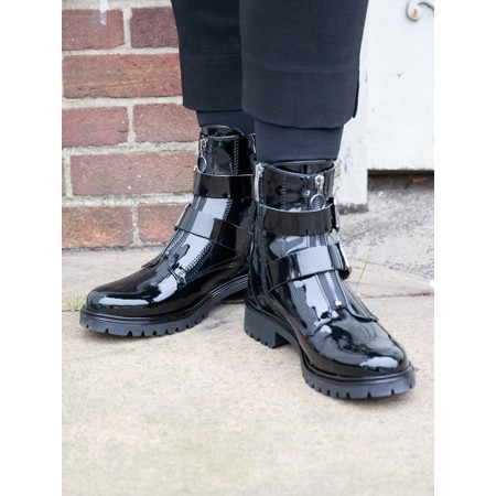 Tamaris Soul Buckle Military Style Ankle Boot - Black