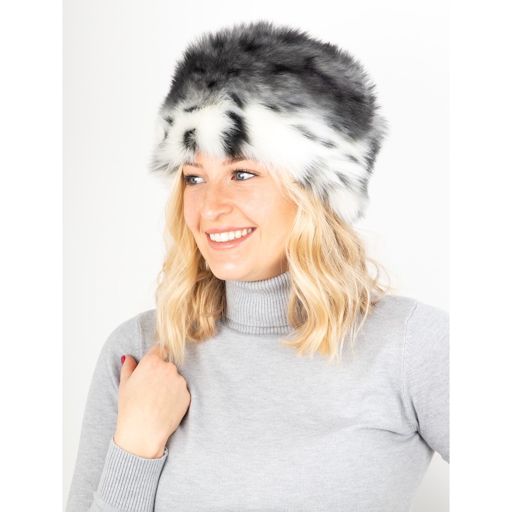 Helen Moore Pillbox Faux Fur Hat in 