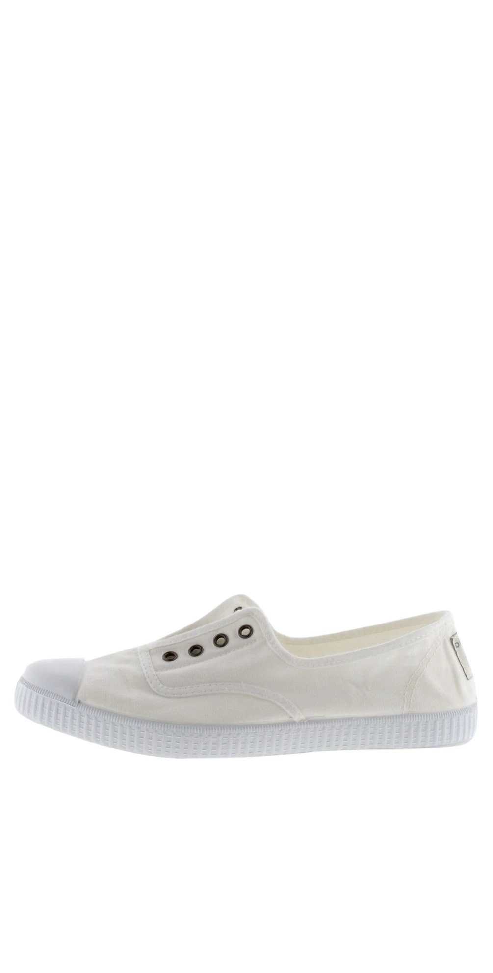 Dora White Organic Cotton Washable No Lace Pump main image