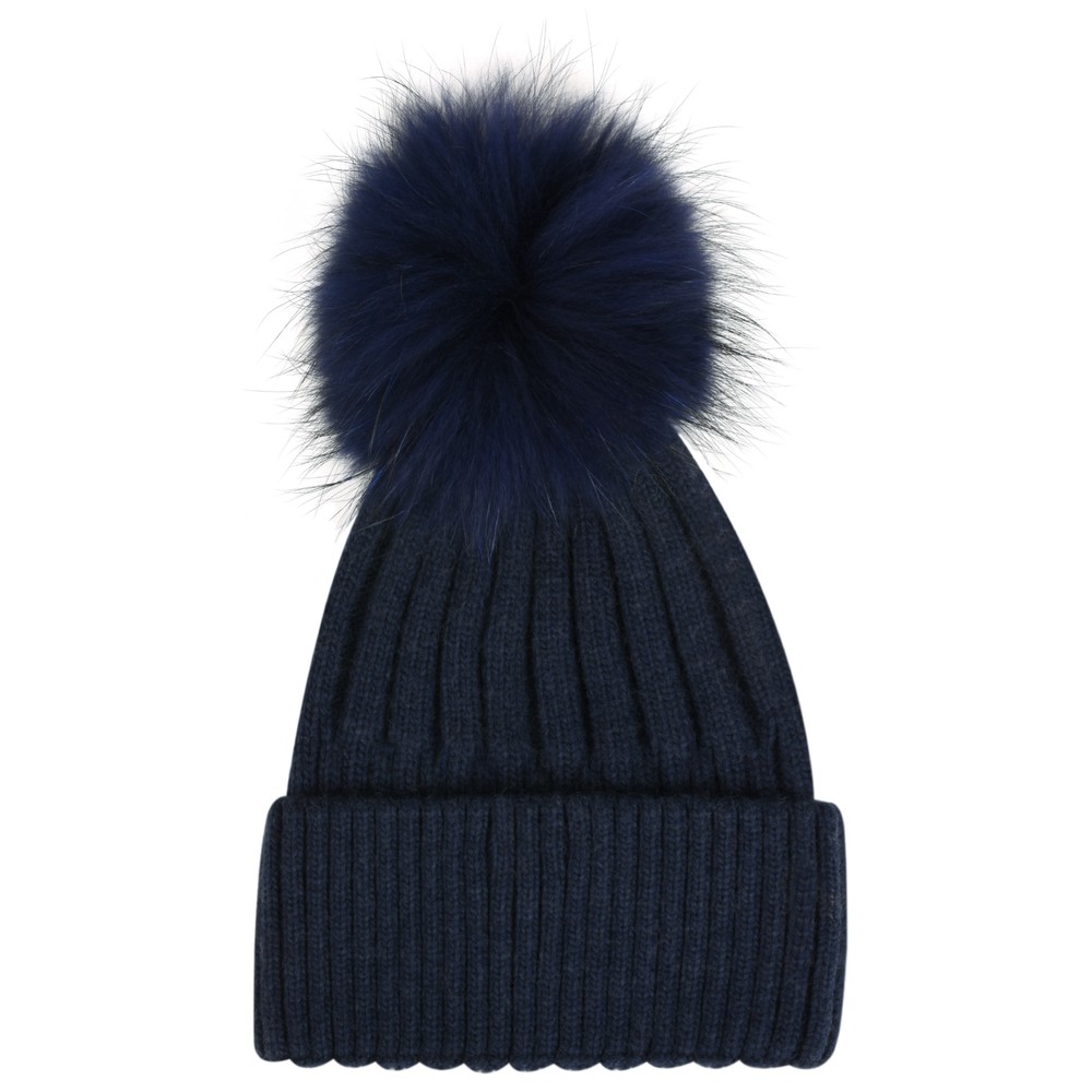 Bitz of Glitz Jessie Hat Navy with Navy Big Bobble Navy / Navy Pom