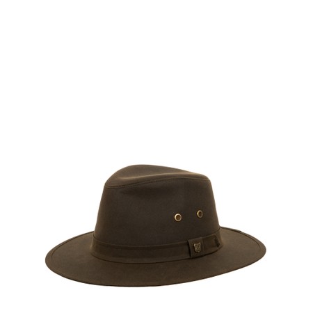 Failsworth Drifter Showerproof Wax Hat - Green
