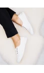Dora White Organic Cotton Washable No Lace Pump additional image