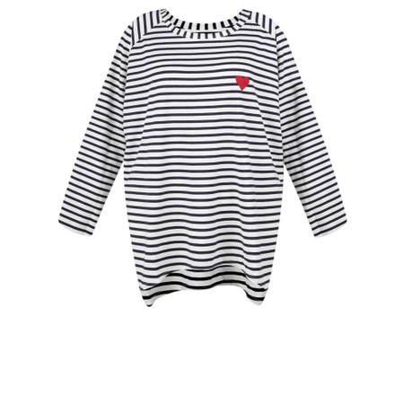 Chalk Robyn Stripe Heart Top - Multicoloured
