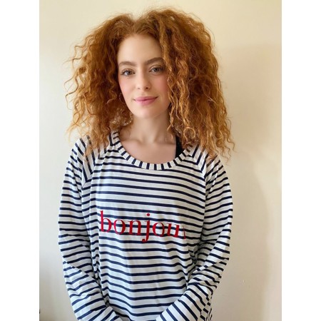 Chalk Robyn Stripe Bonjour Top - Multicoloured