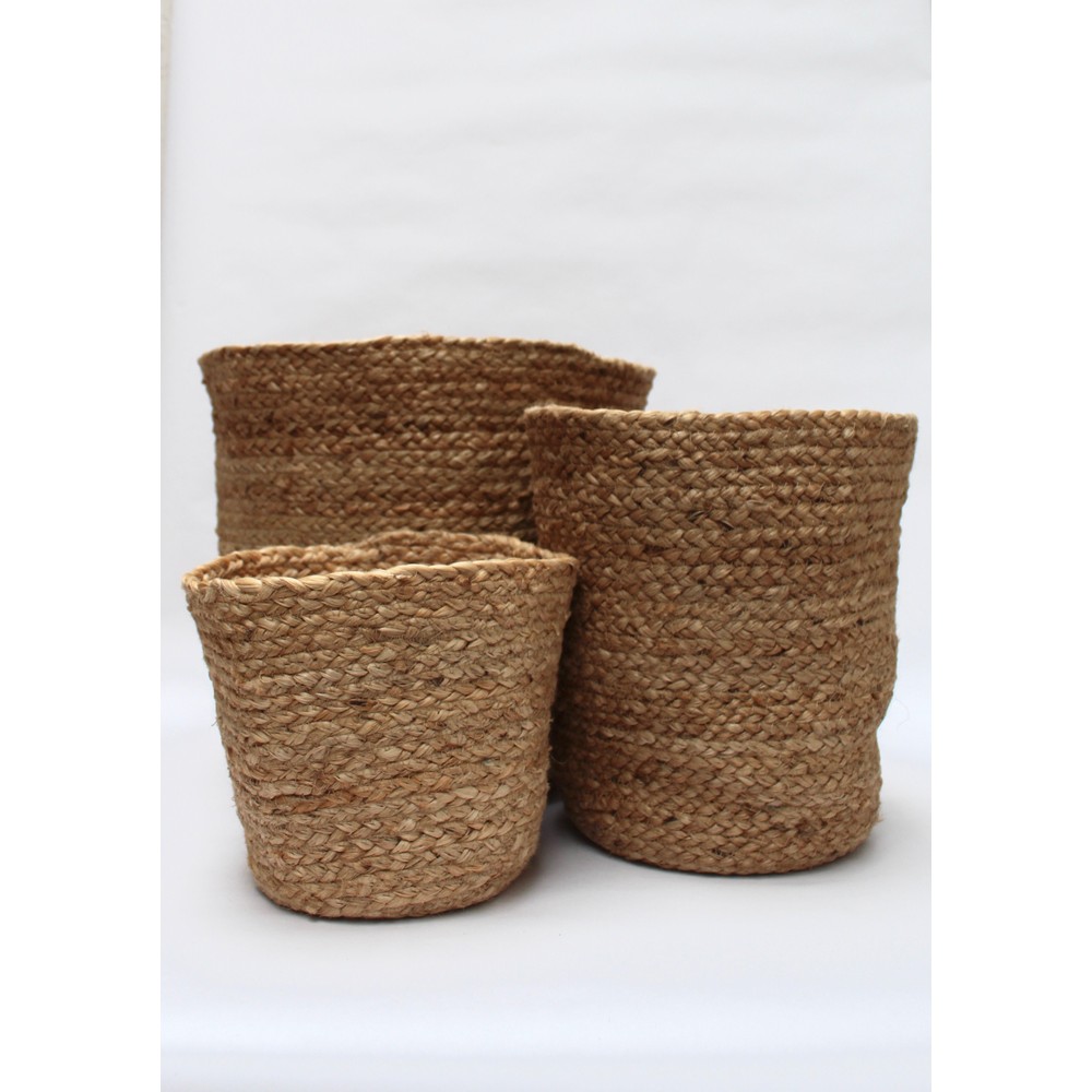 Chalk Home Jute Small Basket in Natural