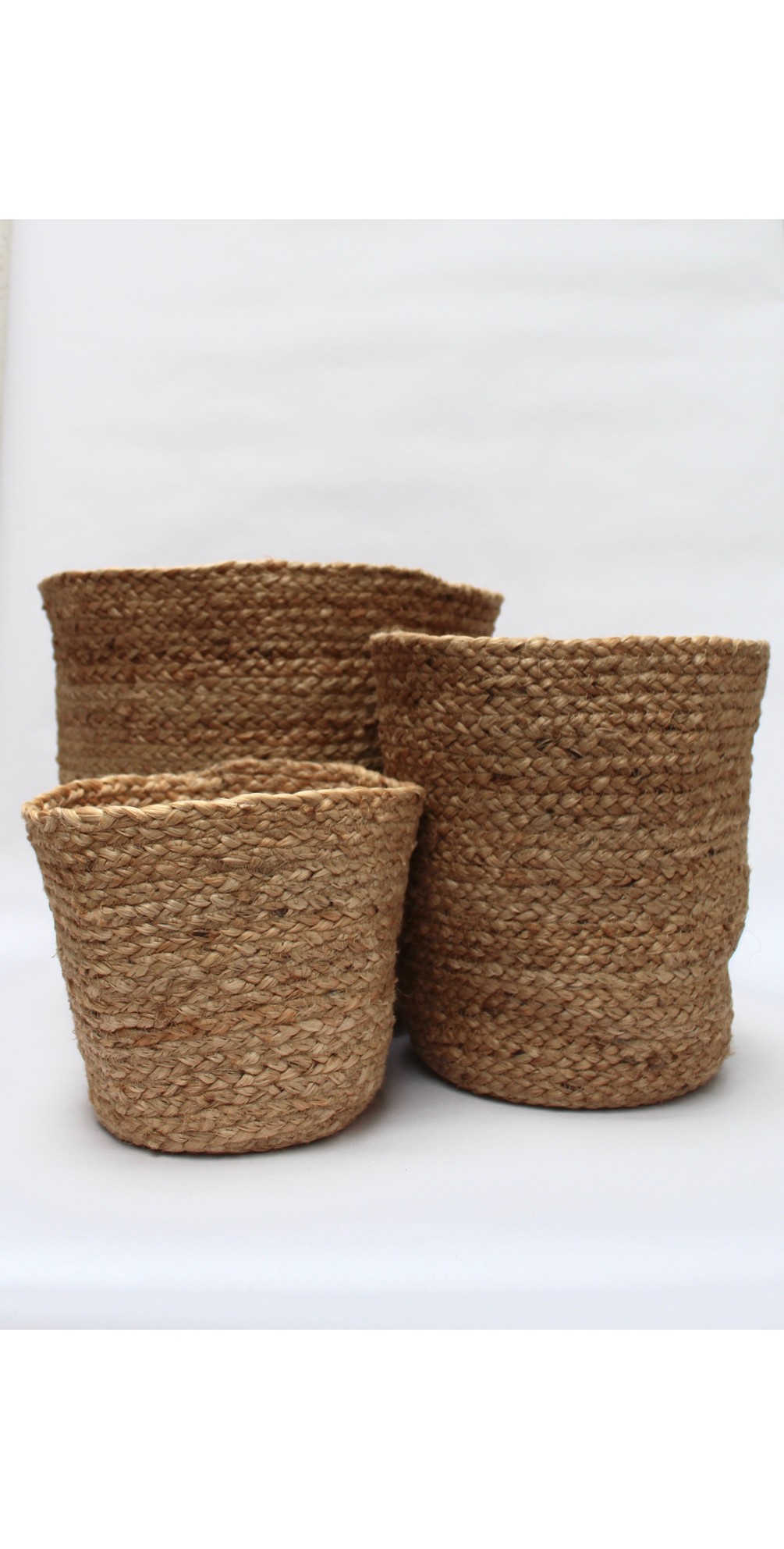 Chalk Home Jute Small Basket in Natural