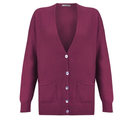 Amazing Woman Pookie Boxy Cardi - Purple