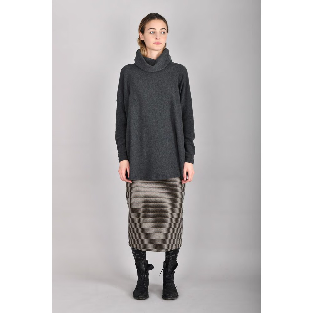 Mama B Bill U Anthracite Plain Fleece Jumper Anthracite