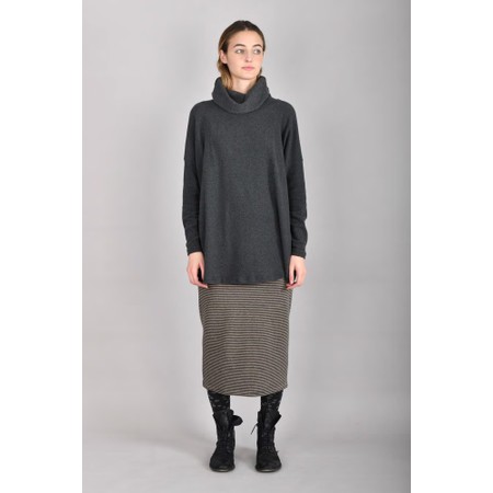 Mama B Bill U Anthracite Plain Fleece Jumper - Grey