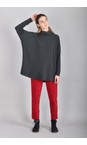 Mama B Anthracite Bill U Anthracite Plain Fleece Jumper  