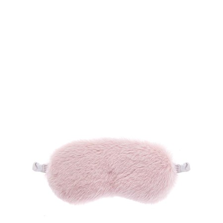 Helen Moore Faux Fur Eye Mask - Pink