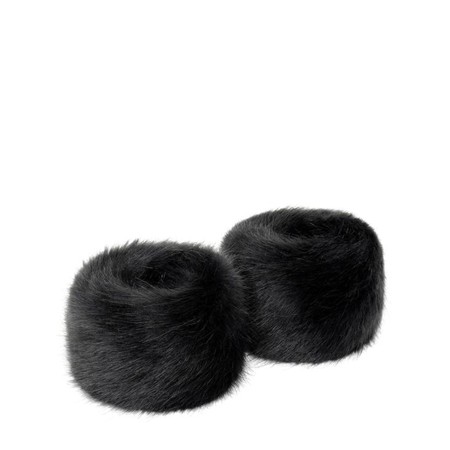Helen Moore Faux Fur Wrist Warmer - Black