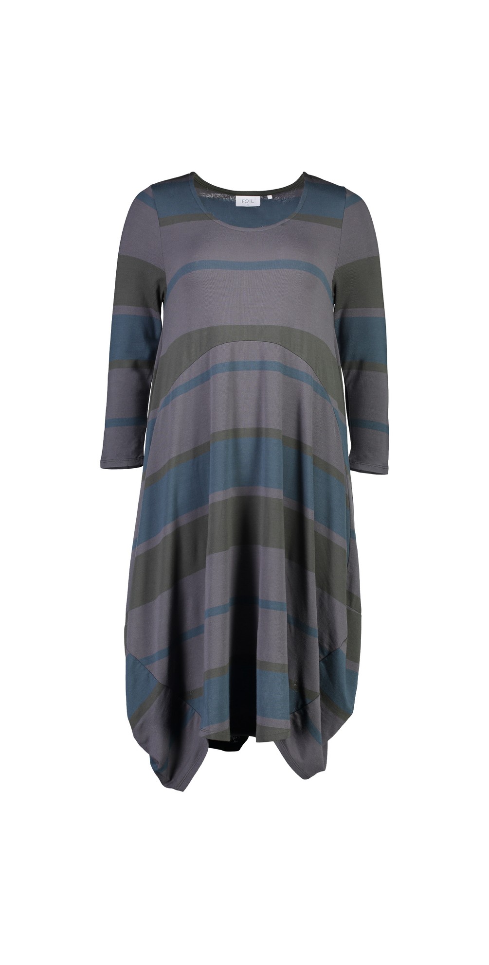 Foil Pie in The Sky Dress in Multi Stripe