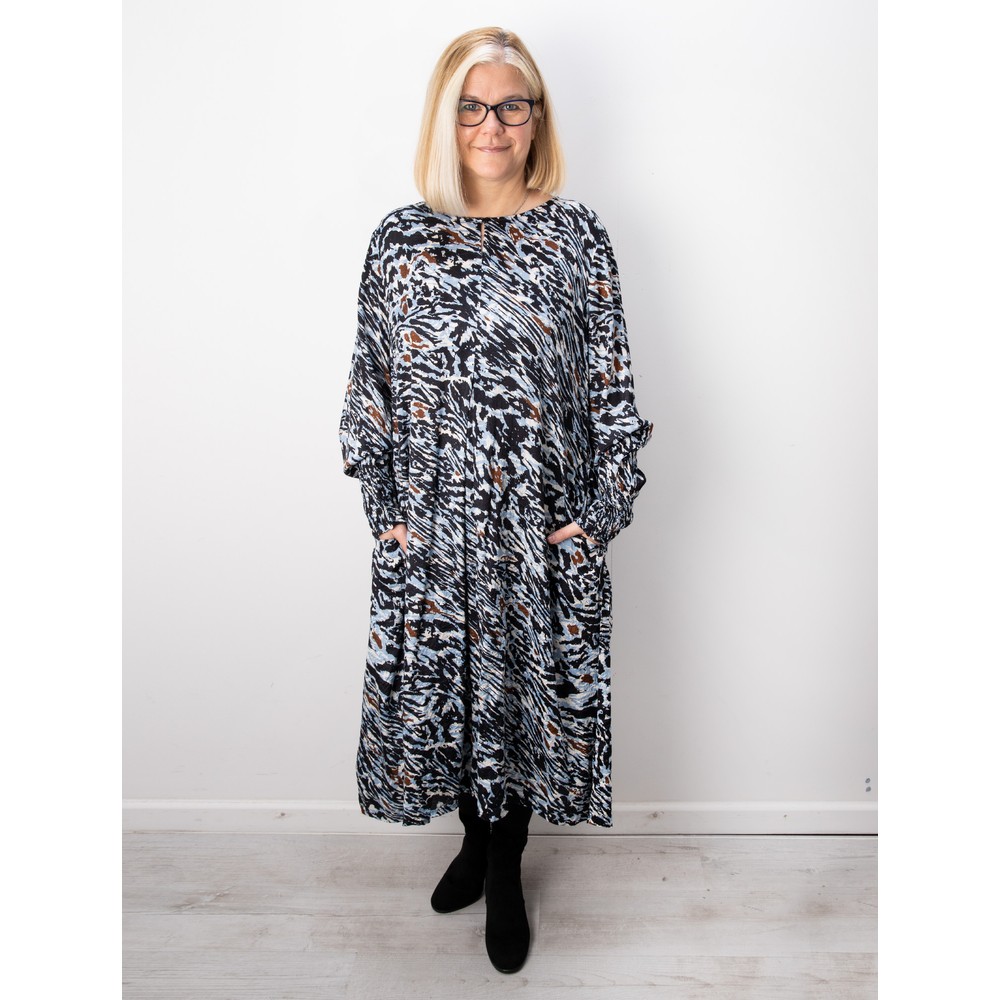 Masai Clothing Norassa Dress in Faded Denim