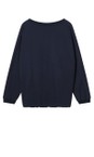 Chalk Navy Evie Organic Sweatshirt  