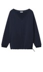 Chalk Navy Evie Organic Sweatshirt  