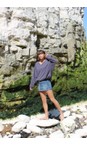 Chalk Charcoal Evie Organic Sweatshirt  