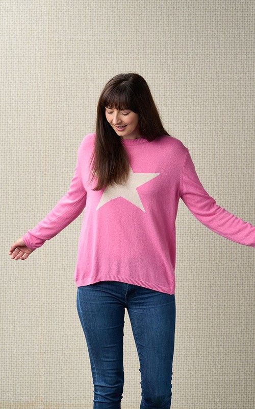 Luella cashmere star best sale jumper