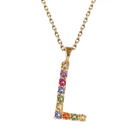 Caroline Svedbom Gold Letter Necklace  - Gold