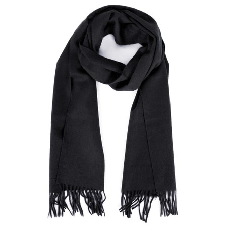 Gemini Label Accessories Finola Pure Cashmere Scarf - Black