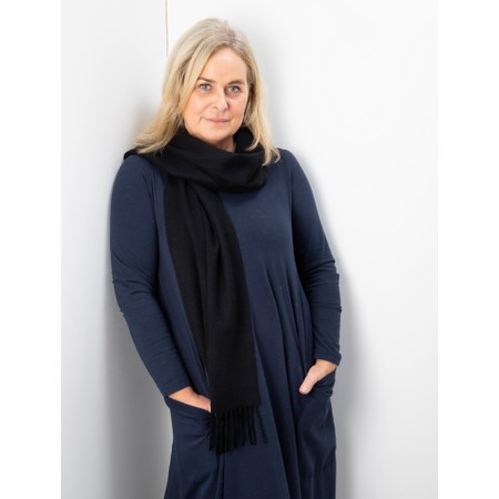 Gemini Label Accessories Finola Pure Cashmere Scarf - Black