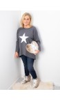 Chalk Charcoal / White Robyn Star Top  