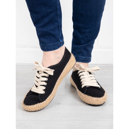 EMU Australia Agonis Espadrille LaceUp Shoe - Black
