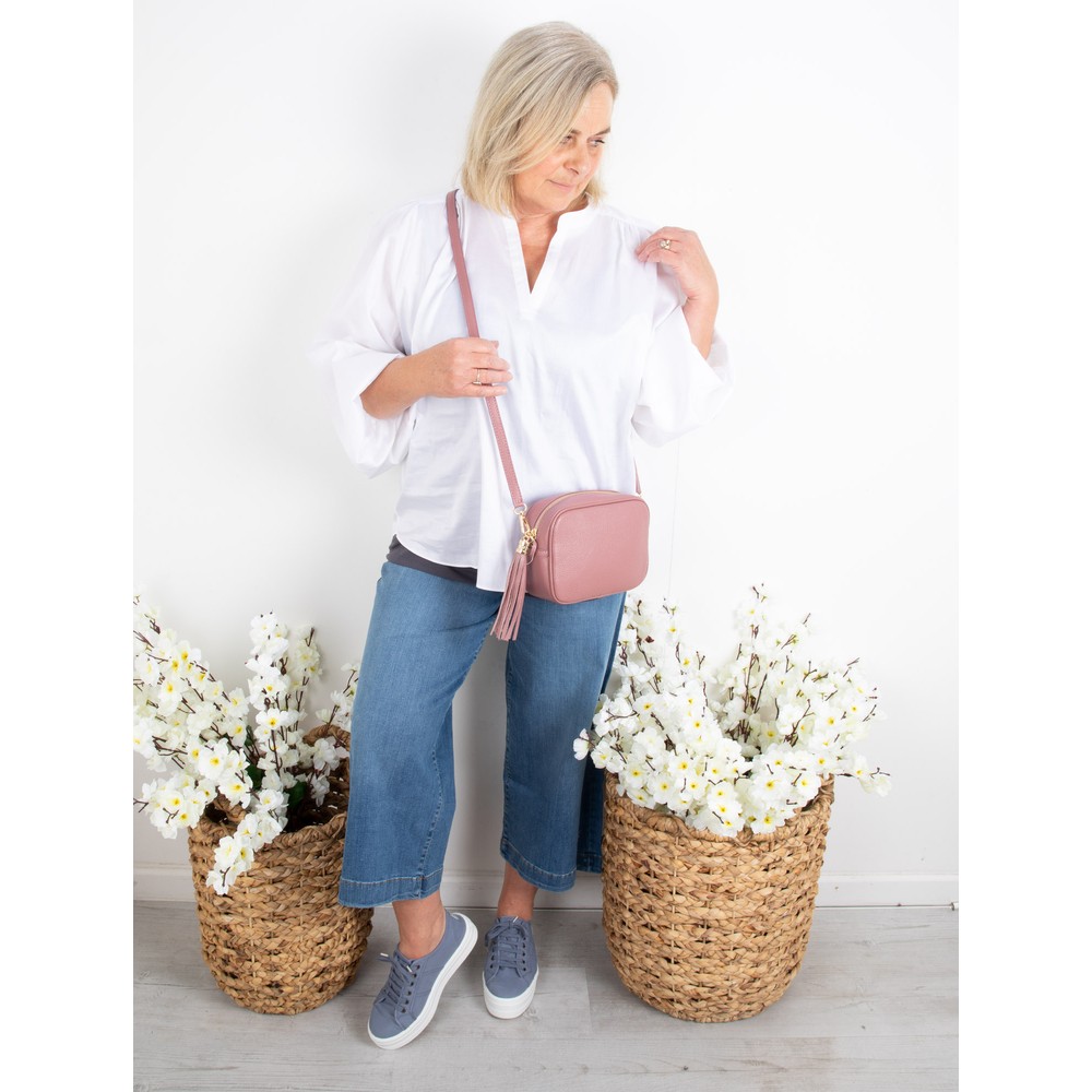 Chalk Deb Cotton Shirt in White