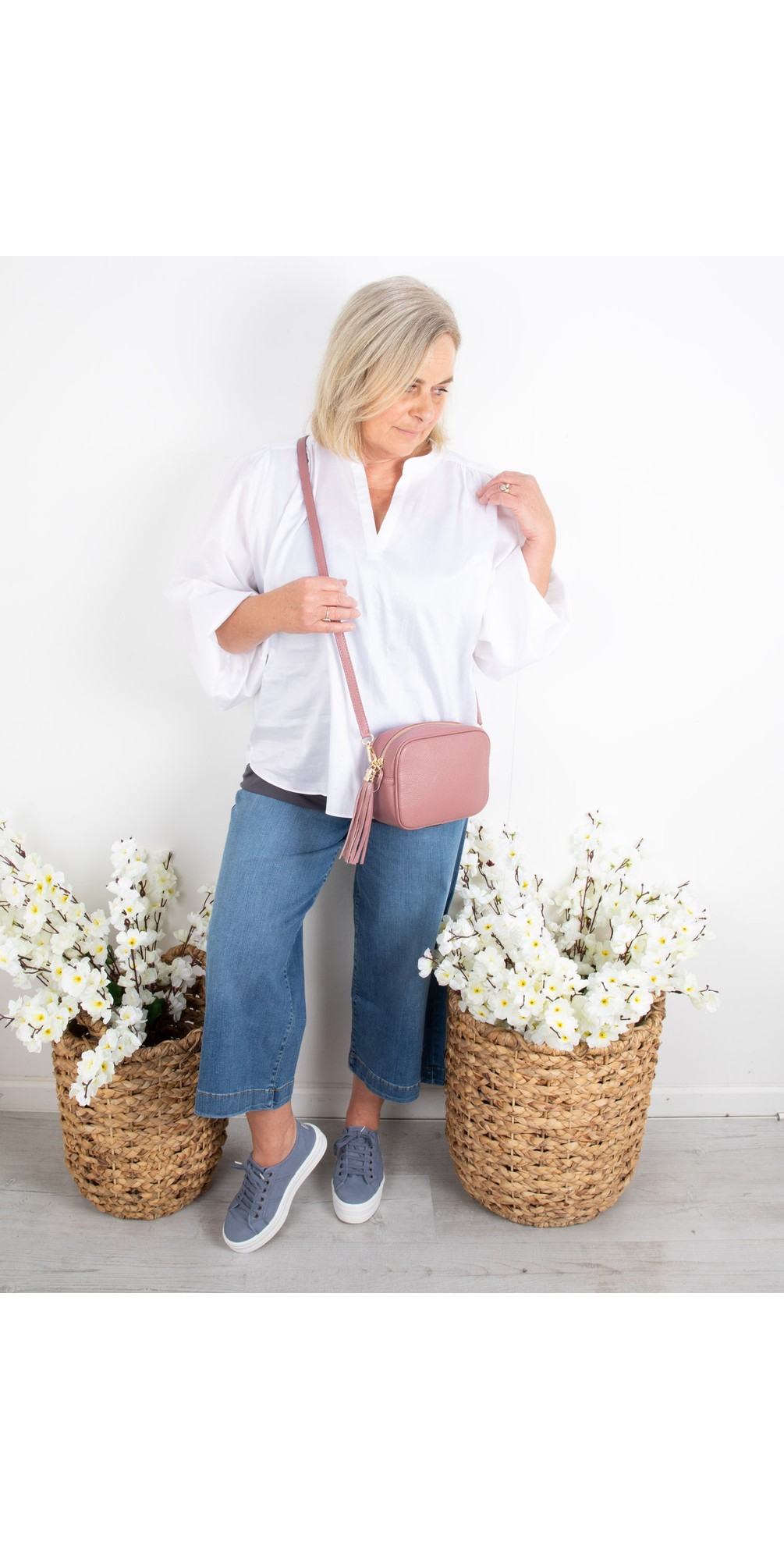 Chalk Deb Cotton Shirt in White