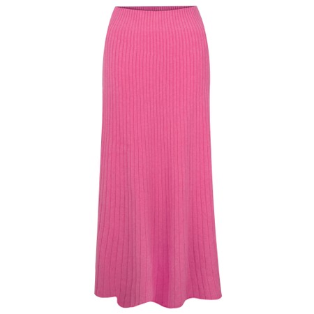 Amazing Woman Sachia Ribbed Long Skirt - Pink