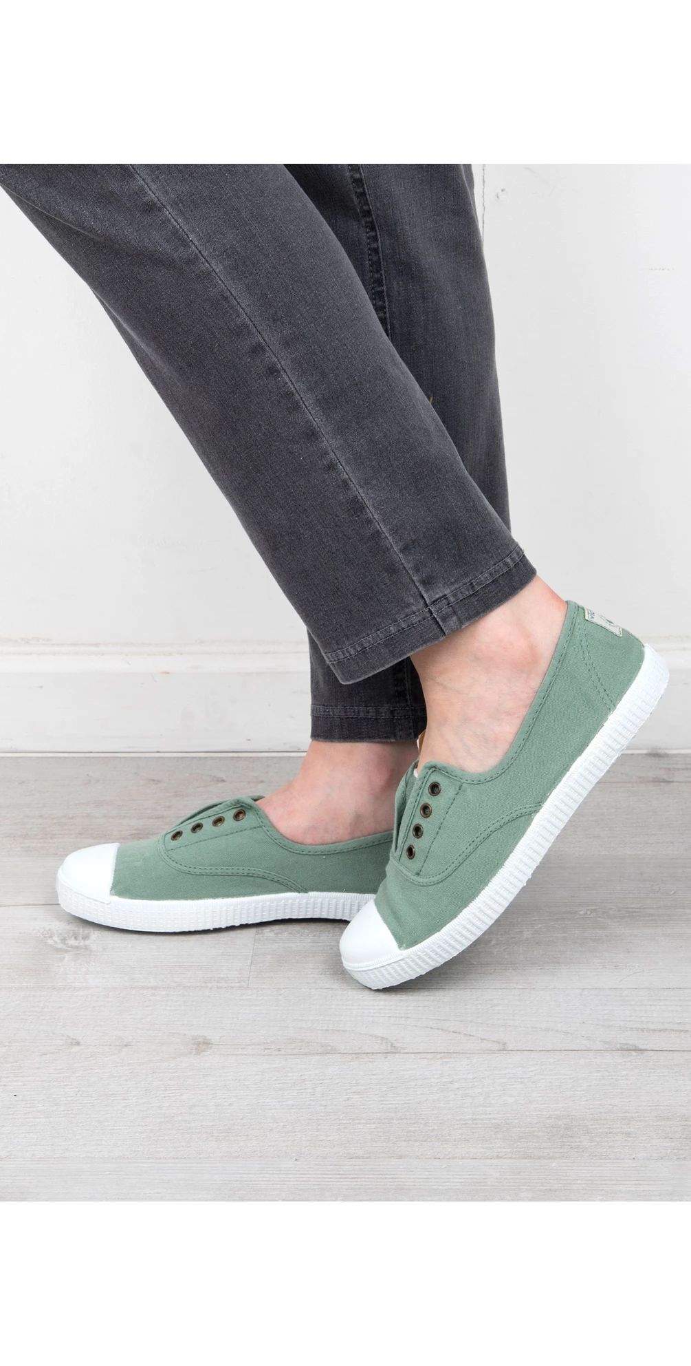 1915 Dora Organic Cotton Washable No Lace Pump main image