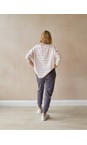 Chalk Dusky Pink Bryony Stripe Top  