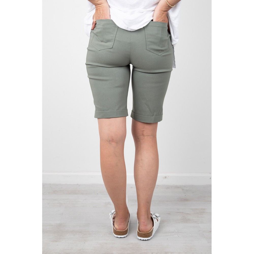 Slim fit shorts women cheap