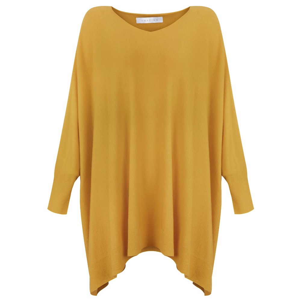 Amazing Woman Caty X Oversized Round Neck Antique Gold