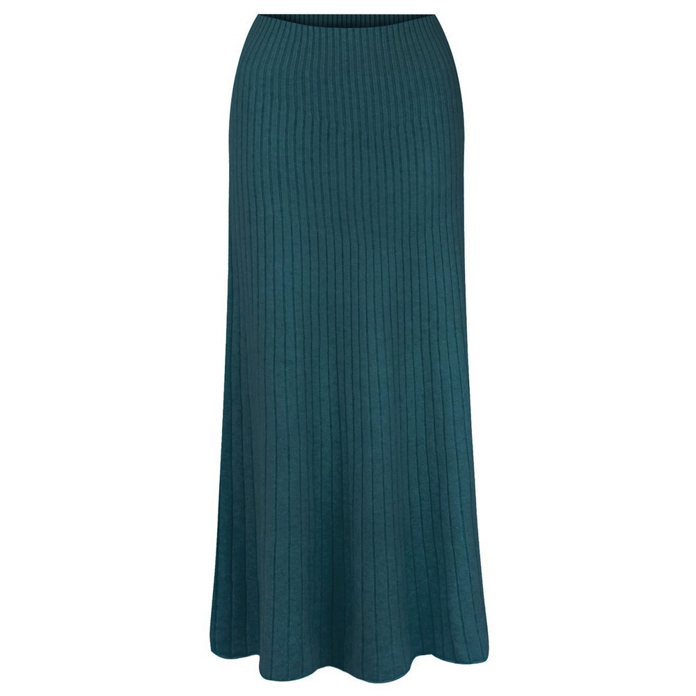 Amazing Woman Sachia Ribbed Long Skirt Laguna