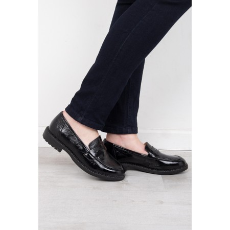 Caprice Footwear Nena Loafer Shoe - Black