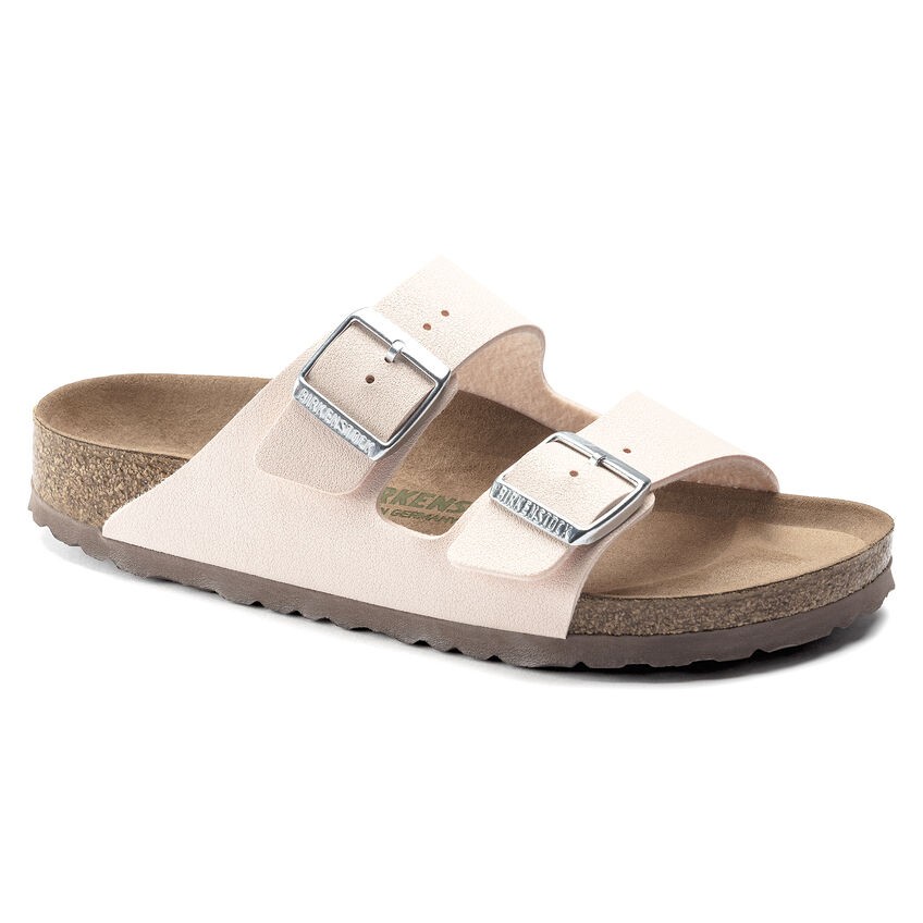Birkenstock Arizona Vegan Birko-Flor® NubuckTwo Strap Sandal in