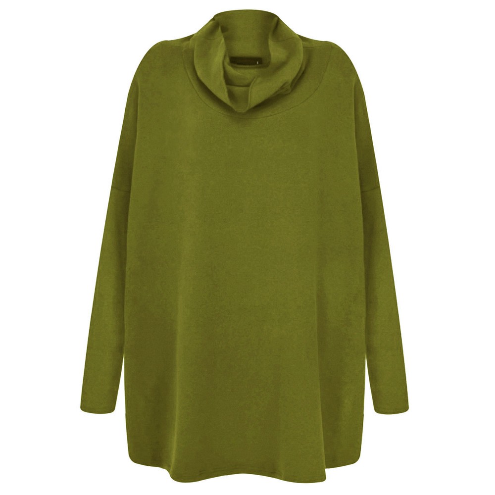 Mama B Bill U Plain Olio Fleece Jumper In Olio