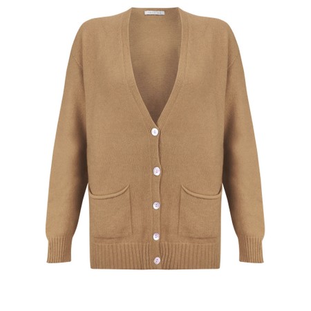 Amazing Woman Pookie Boxy Cardi - Brown