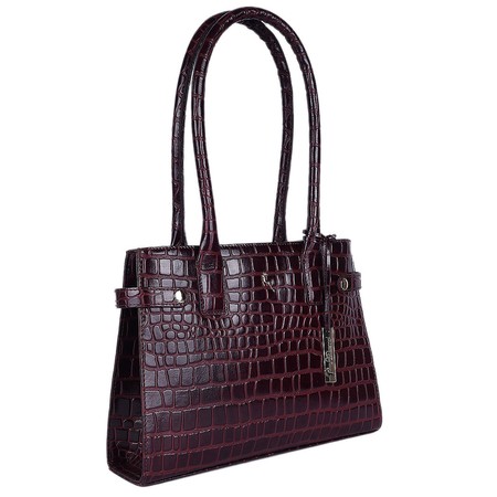 Ashwood Ascott Leather Handbag - Red