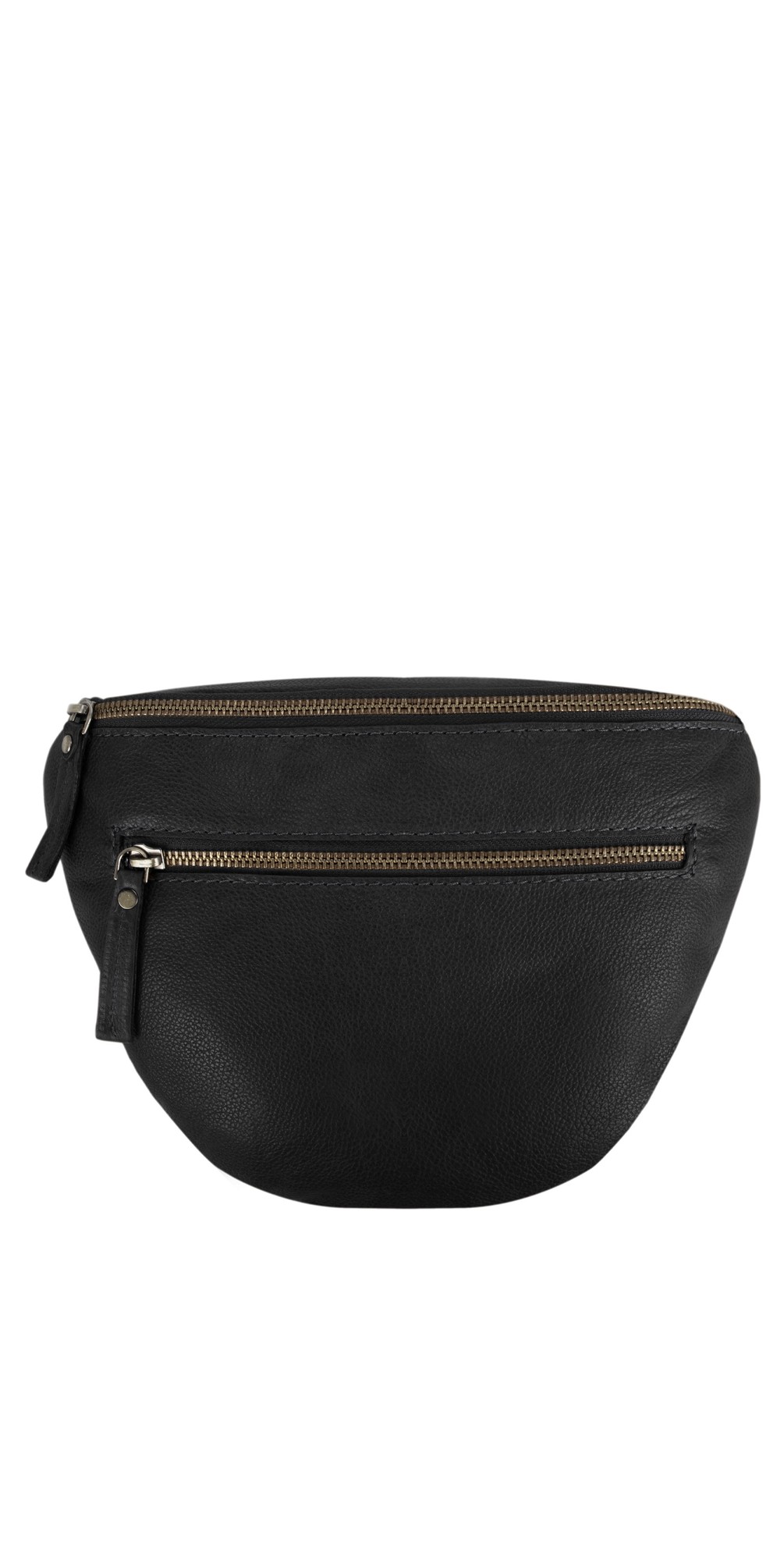 Ashwood Aston Leather Sling Bag in Black