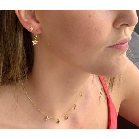 Boho Betty Asti Necklace And Earring Gift Set - Gold