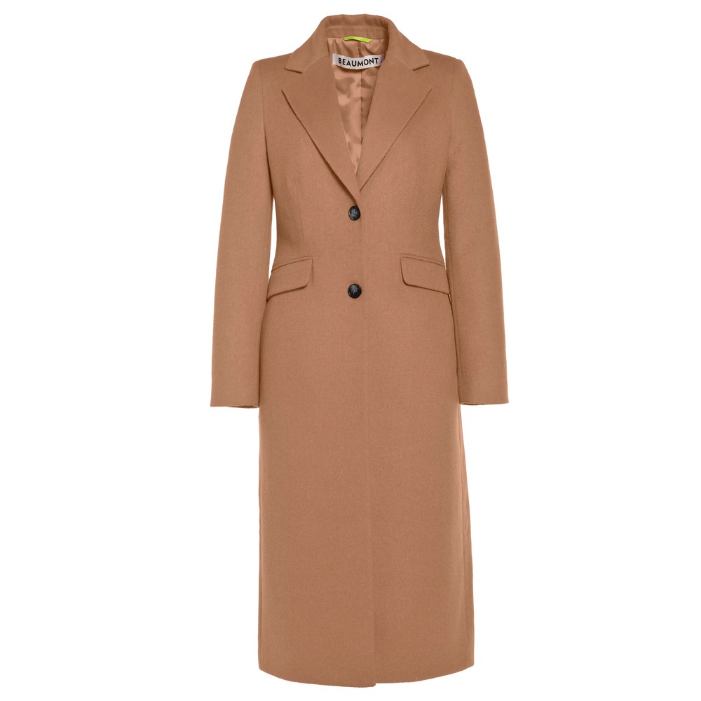 Beaumont Antje Long Blazer Coat in Hazelnut
