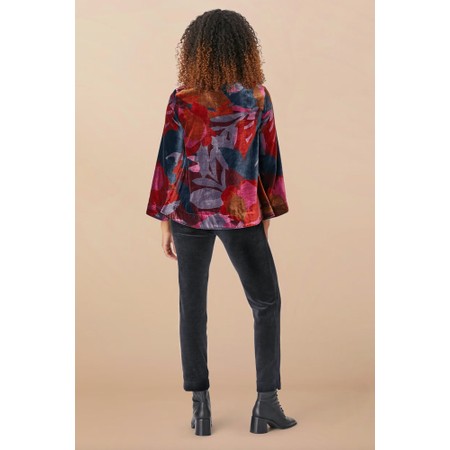 Sahara Velvet Jersey Slim Trouser - Black