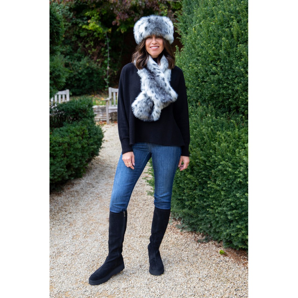 Caprice Footwear Toronto Stretch Long Boot in Black