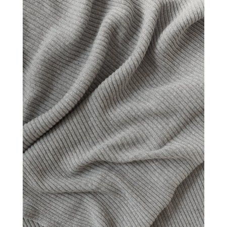 Chalk Matilde Ribbed Scarf - Grey