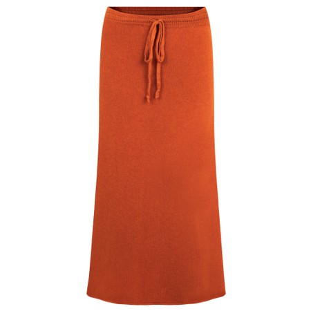 Amazing Woman Sade Straight Long Skirt - Orange